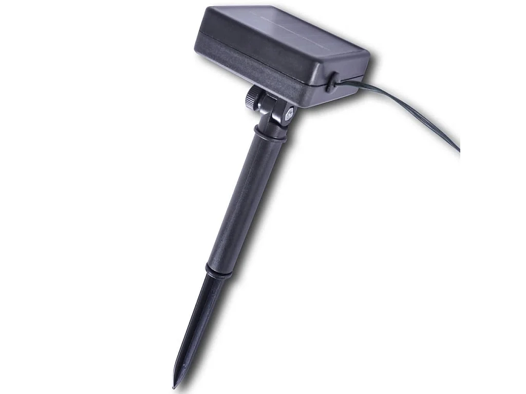 Guirlande lumineuse solaire à LED 24 lumières 3,8 m 2 pcs