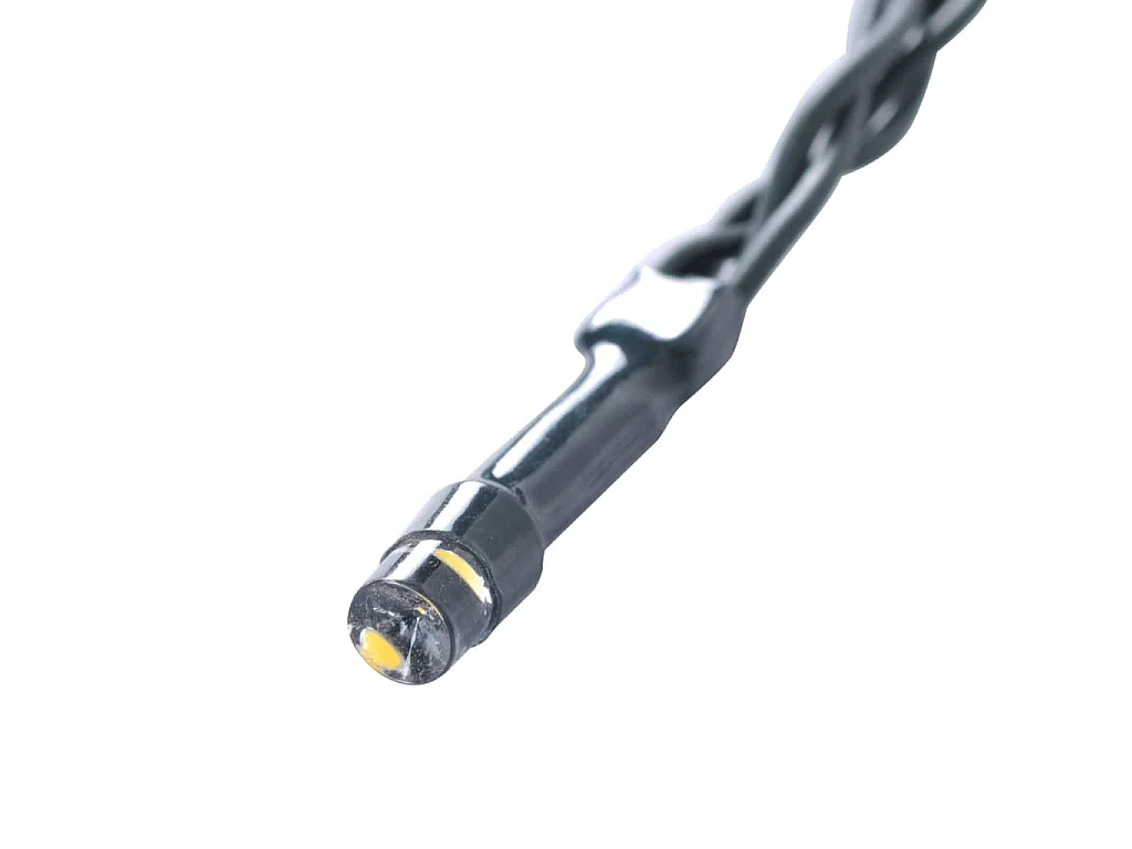 Guirlande lumineuse solaire à LED 24 lumières 3,8 m 2 pcs