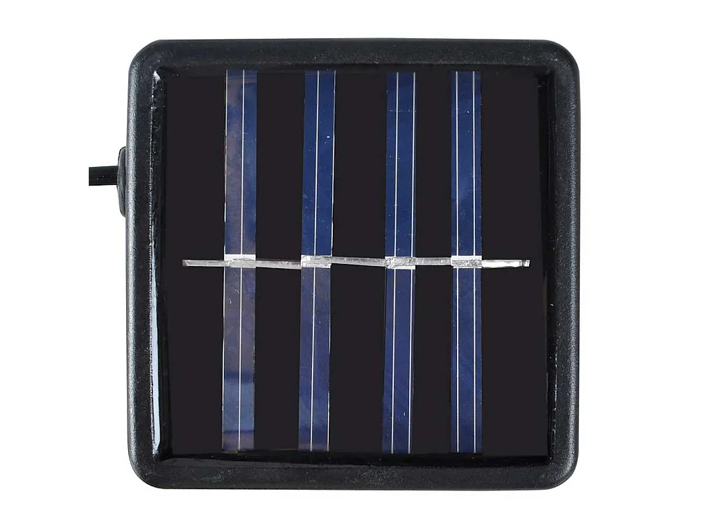 Zonne-energie LED slingerverlichting 24 lampjes 3,8m (2 stuks)