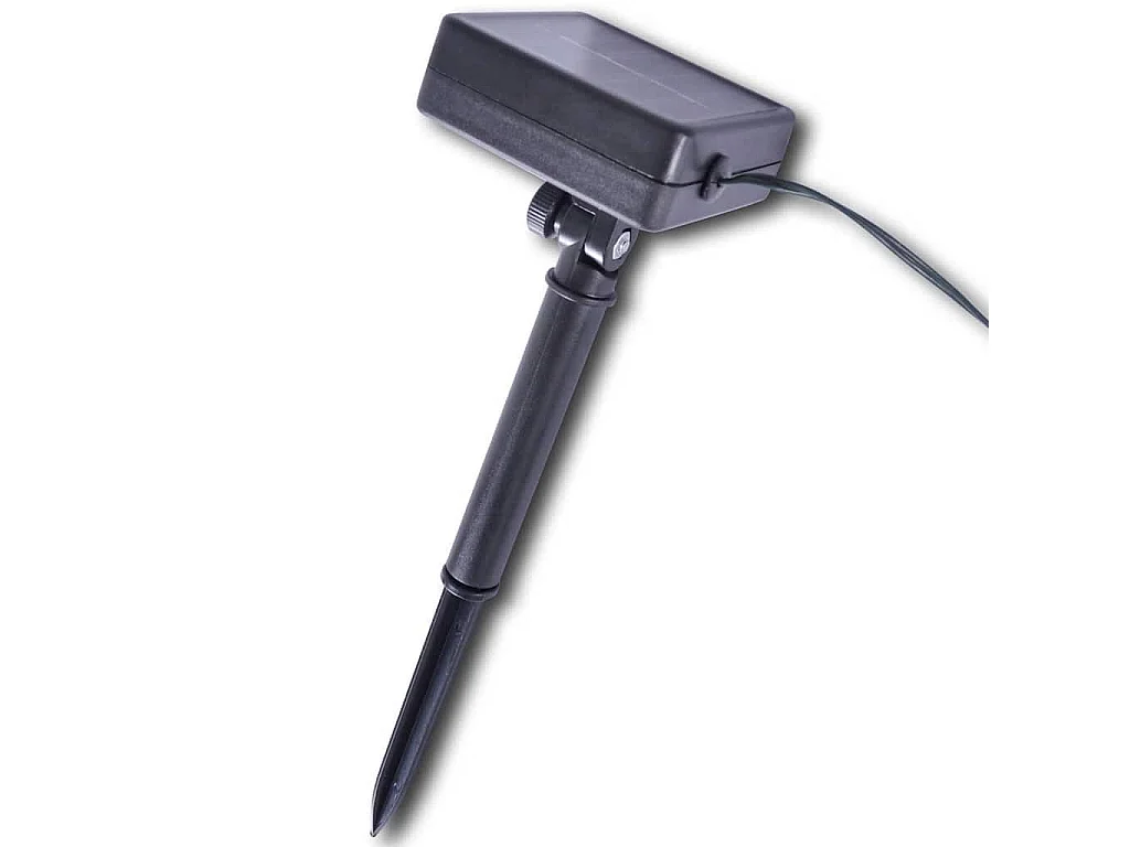 Zonne-energie LED slingerverlichting 24 lampjes 3,8m (2 stuks)