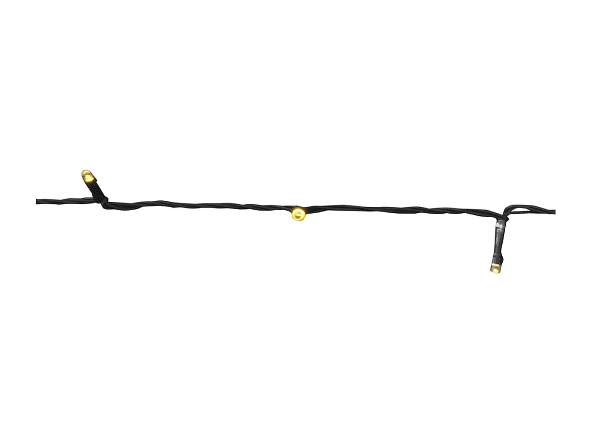Guirlande lumineuse solaire LED 2 pcs Blanc chaud