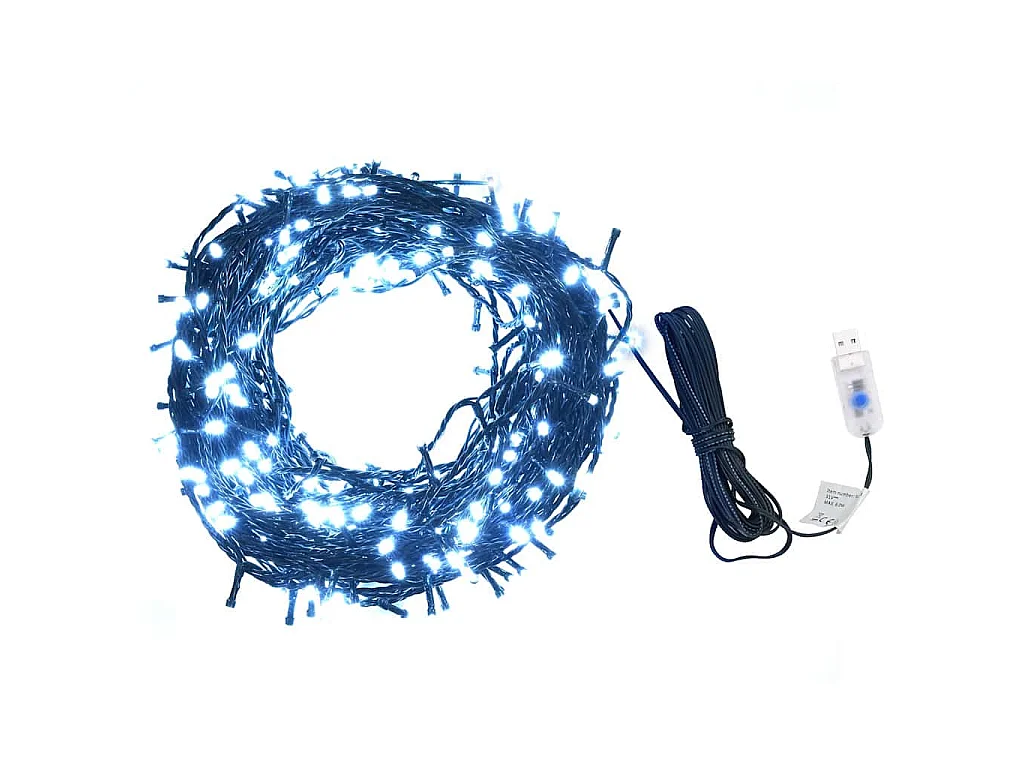 Guirlande lumineuse 400 LED Int/Ext 40 m Blanc froid