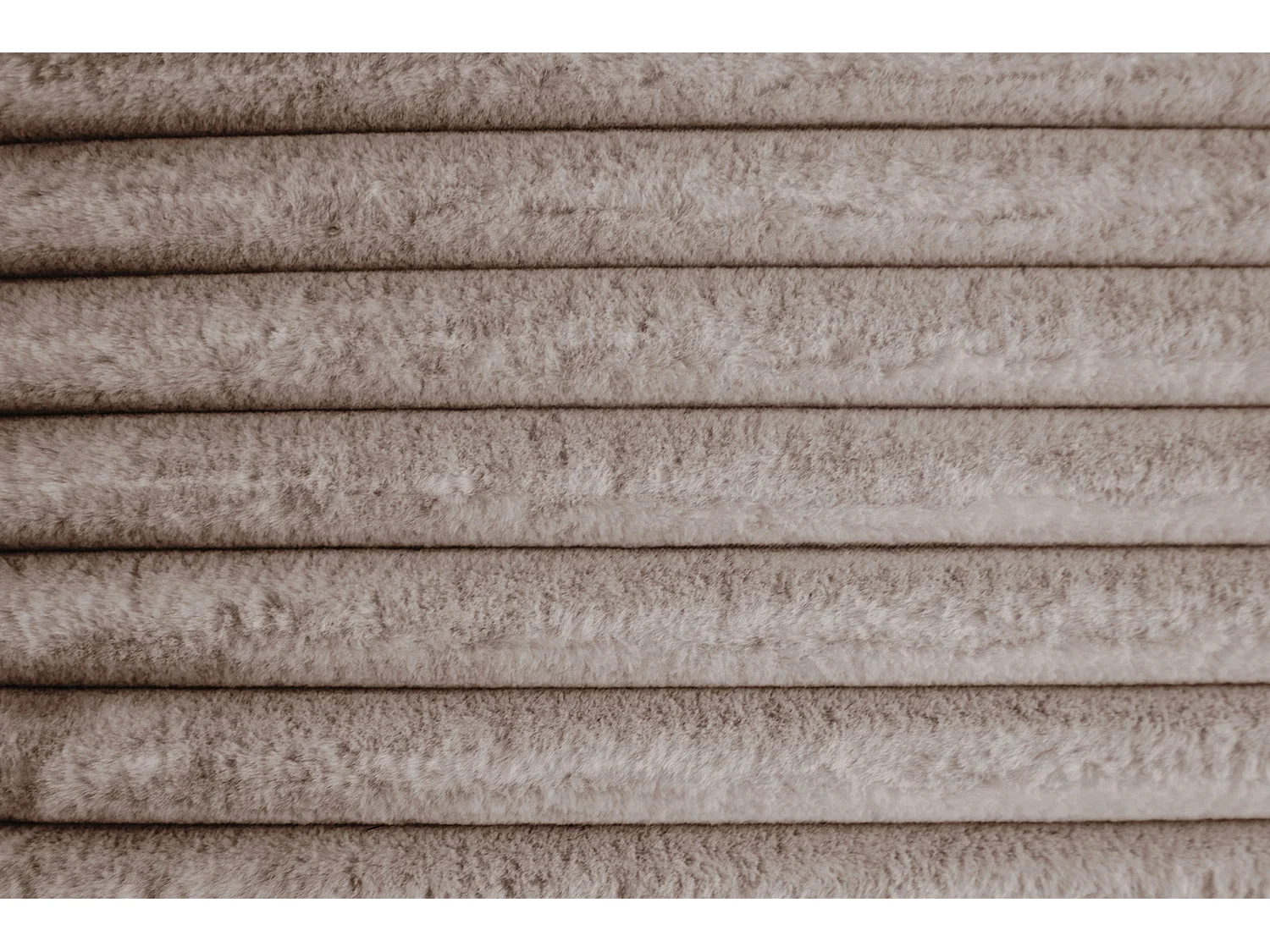 Coussins de dossier - taupe Velours côtelé - WIOLO SOFT