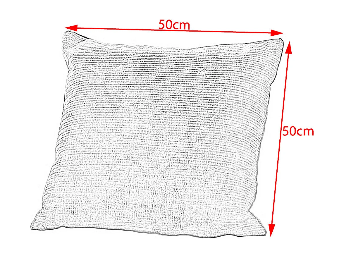 Coussin - Gris Velours côtelé - SEPHI