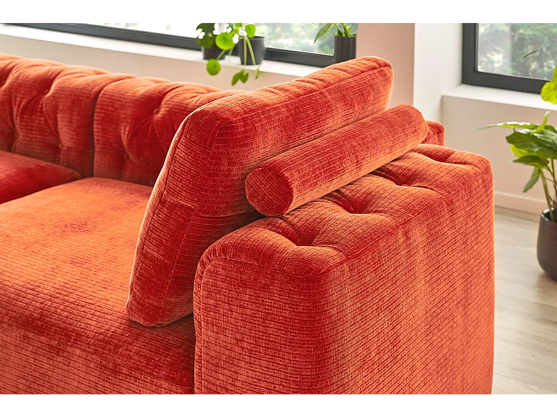 Cuscino - Rosso Velluto a coste - SEPHI