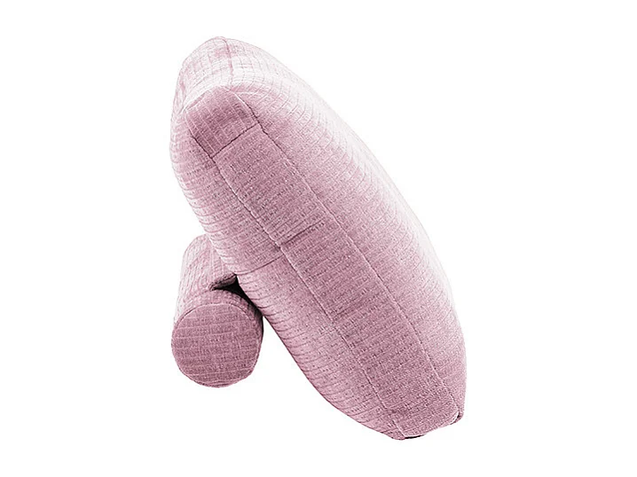 Coussin - Rose Velours côtelé - SEPHI