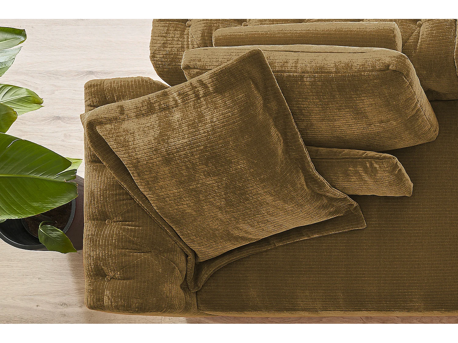 Flatterkissen - Braun Cord - SEPHI