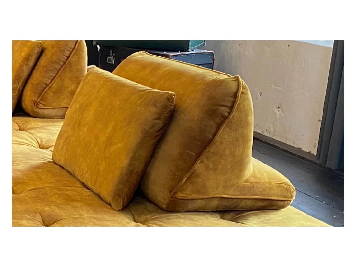 Coussin - or Velours - WIOLO