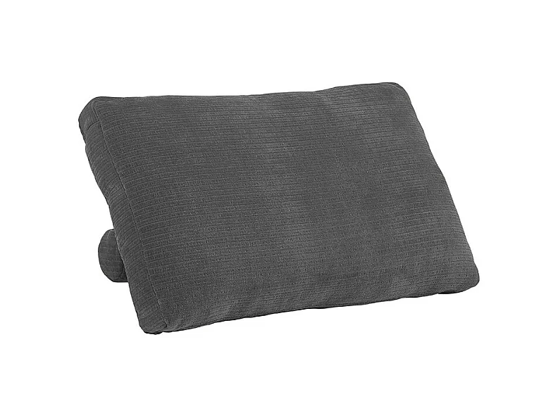 Coussin - anthracite Velours côtelé - SEPHI