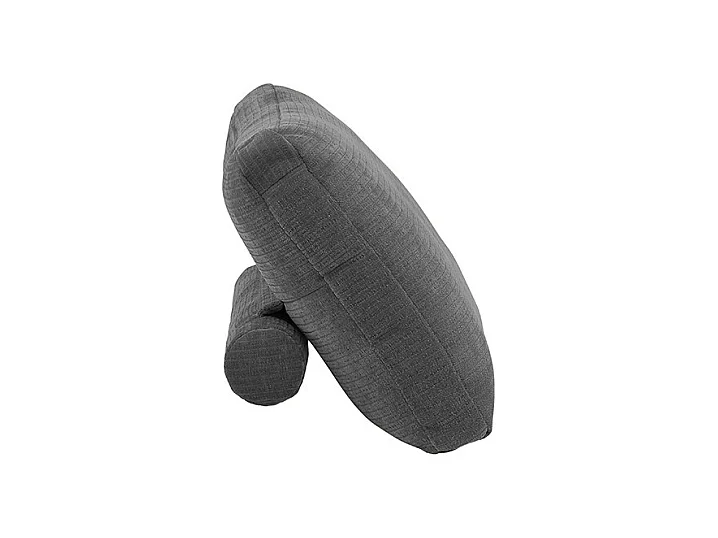 Coussin - anthracite Velours côtelé - SEPHI