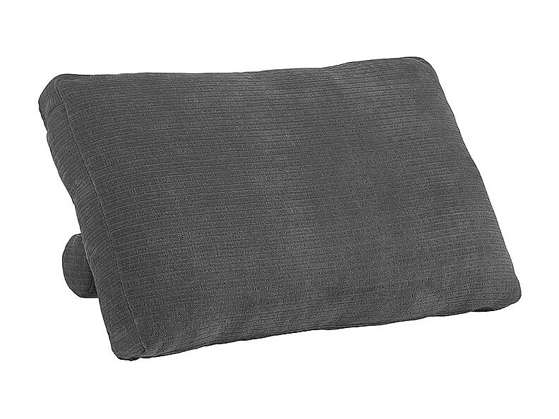 Coussin - anthracite Velours côtelé - SEPHI