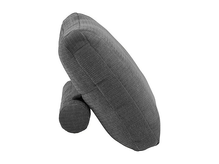 Coussin - anthracite Velours côtelé - SEPHI