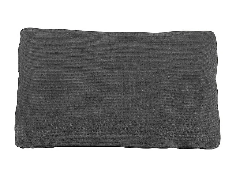 Coussin - anthracite Velours côtelé - SEPHI