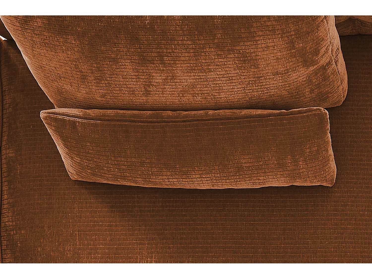 Nierenkissen - Rotbraun Cord - SEPHI