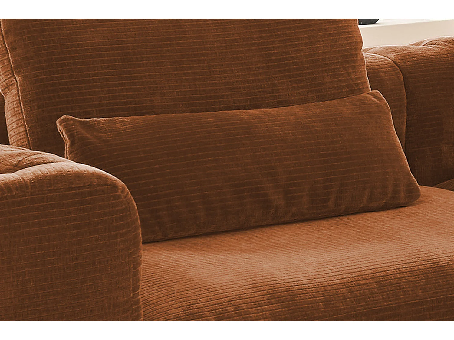 Nierenkissen - Rotbraun Cord - SEPHI