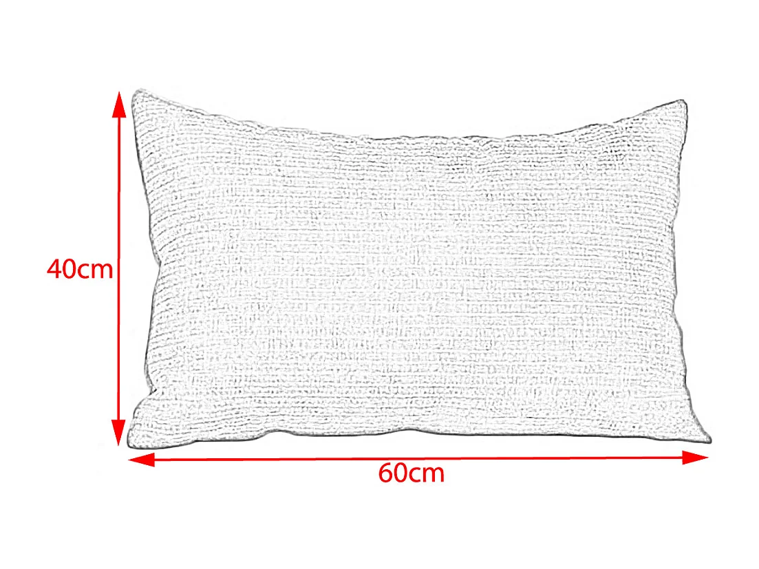 Coussin - marron Velours côtelé - SEPHI