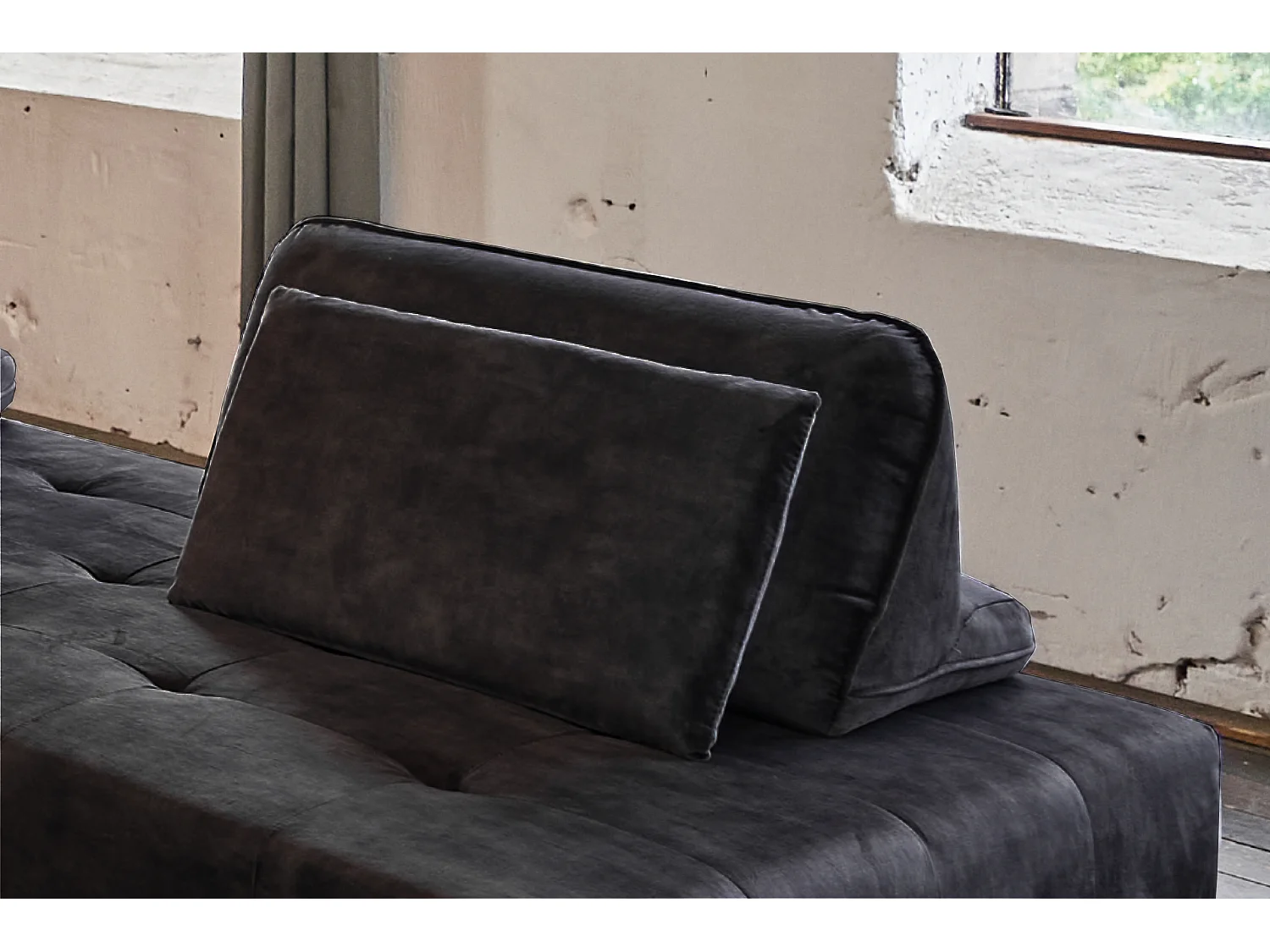 Cuscini schienale - antracite velluto - WIOLO