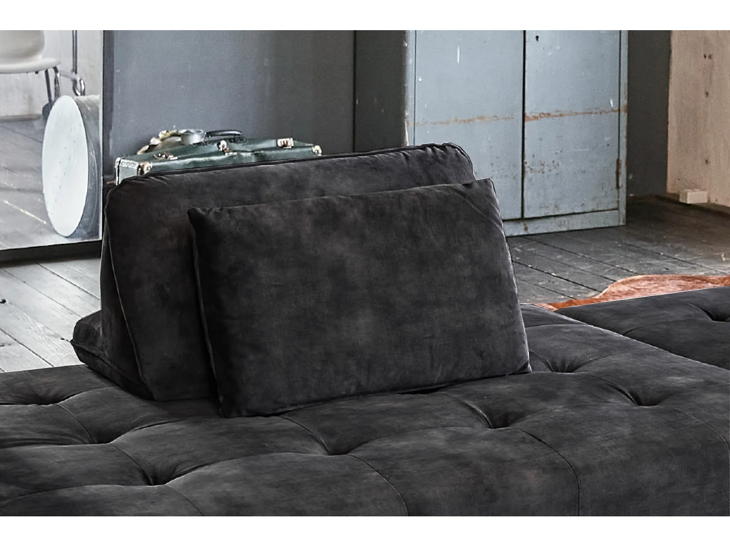 Cuscini schienale - antracite velluto - WIOLO