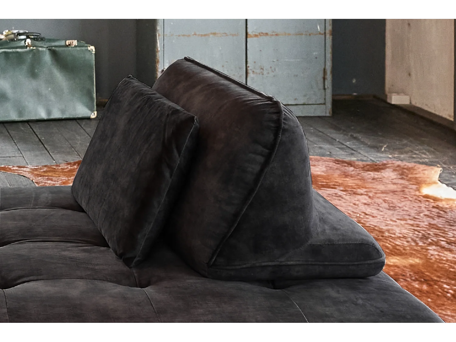 Cuscini schienale - antracite velluto - WIOLO