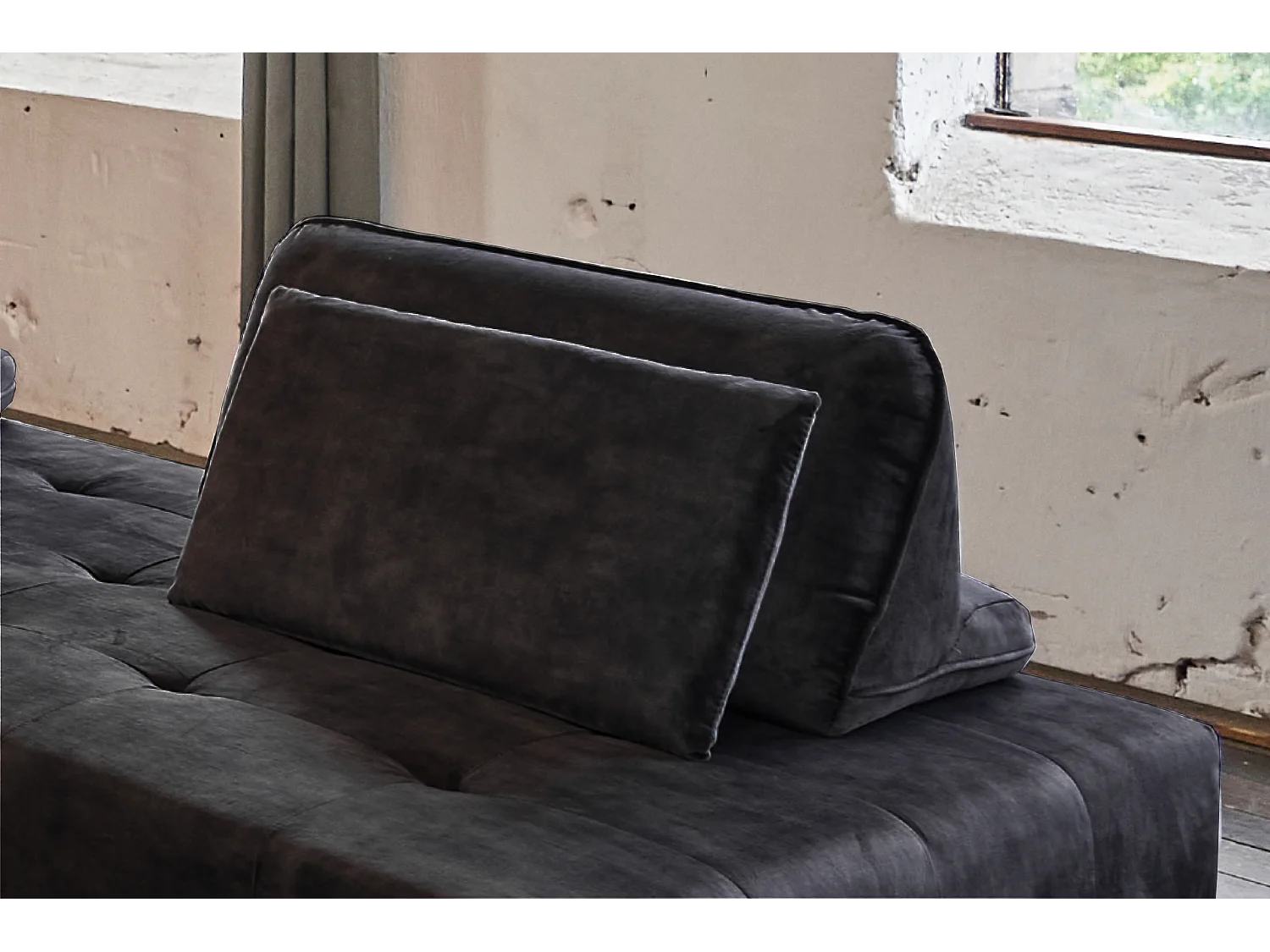 Cuscini schienale - antracite velluto - WIOLO