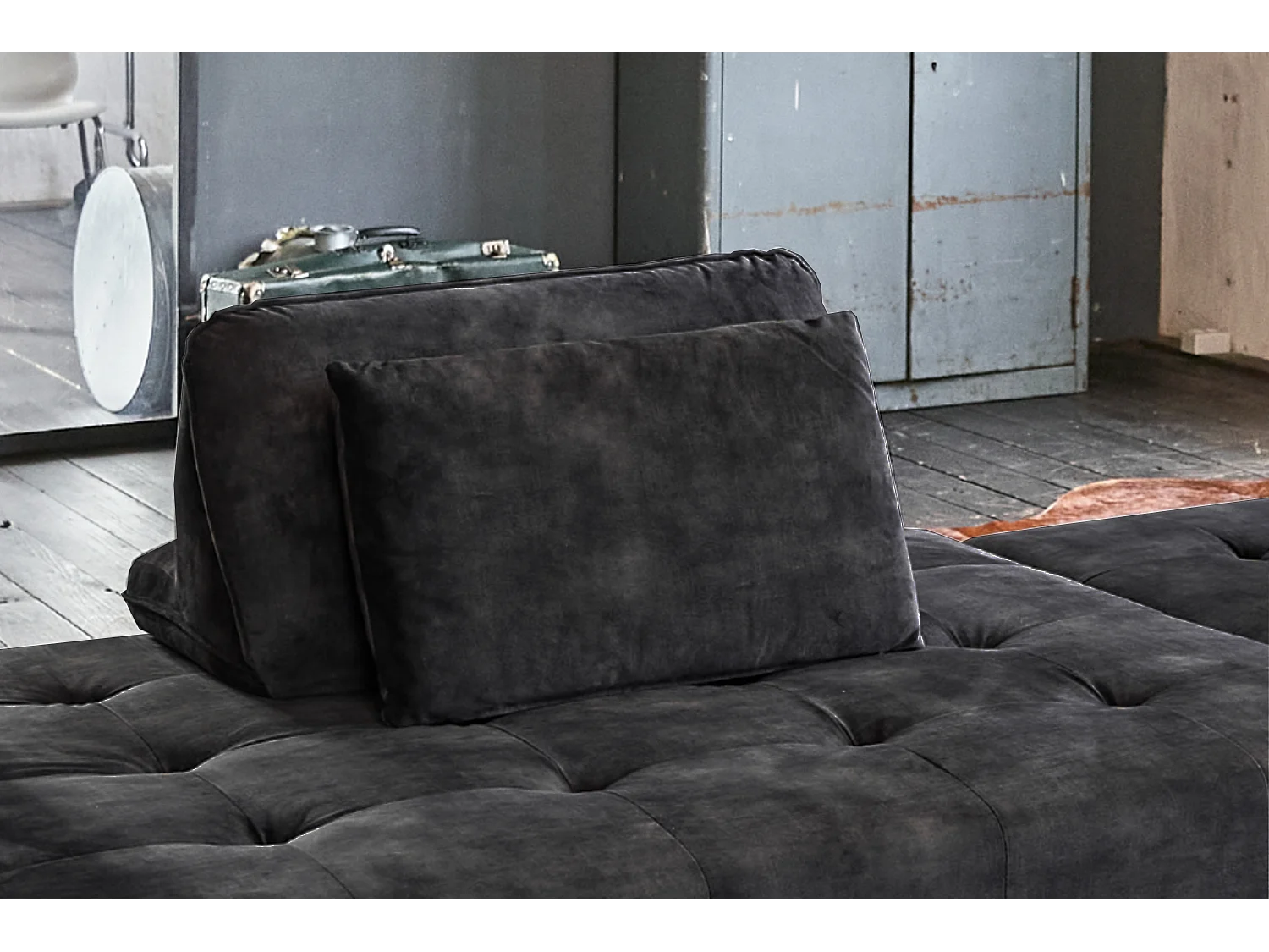 Cuscini schienale - antracite velluto - WIOLO