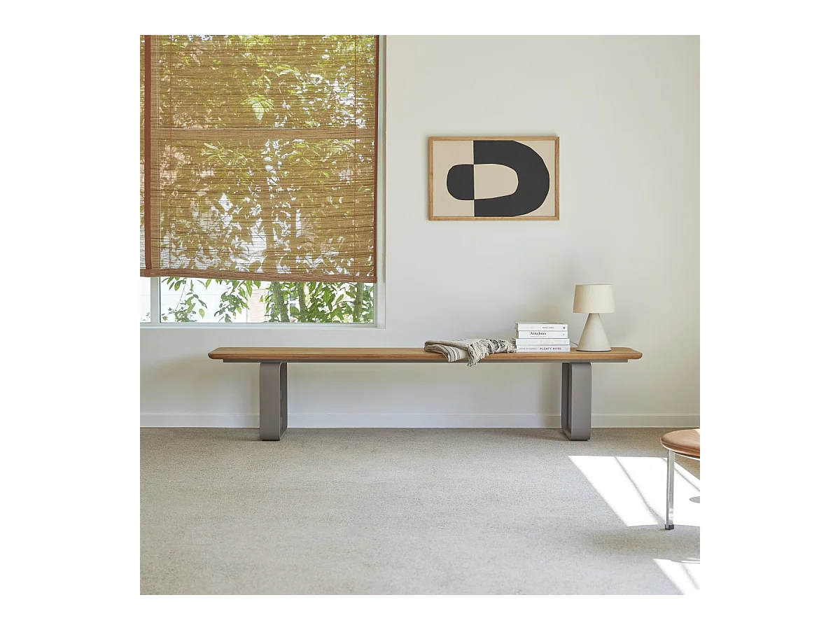 Bank Harper aus massivem Teakholz und Aluminium