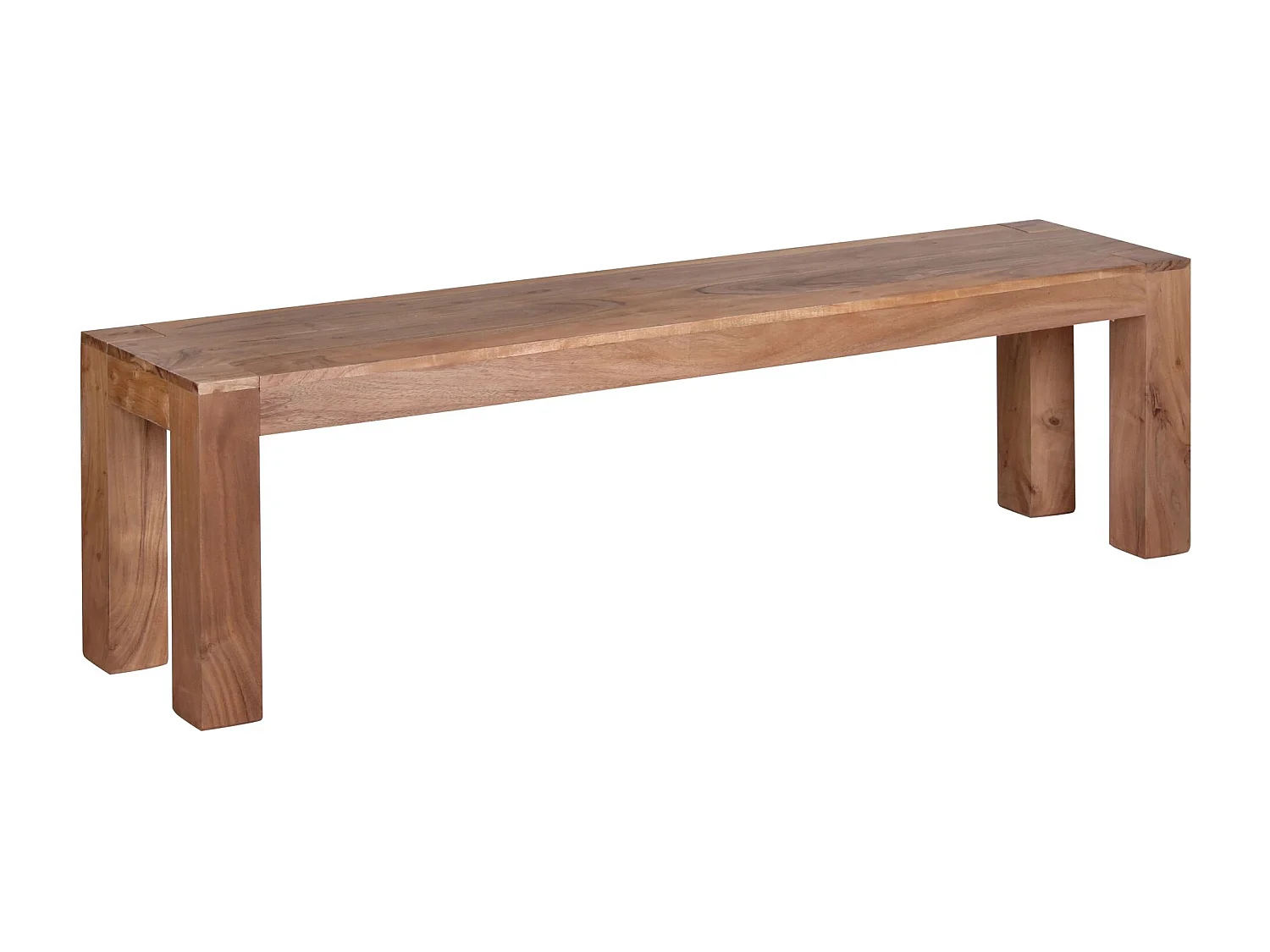 Esszimmer Sitzbank MUMBAI Massiv-Holz Akazie 160 x 45 x