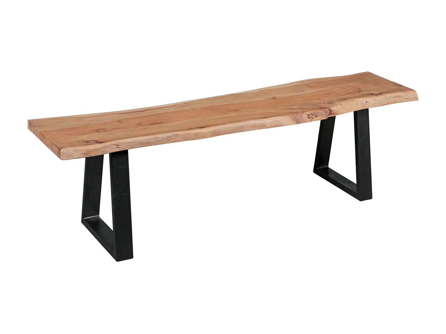Esszimmer-Bank GAYA Baumstamm Massivholz Akazie 160 x 45
