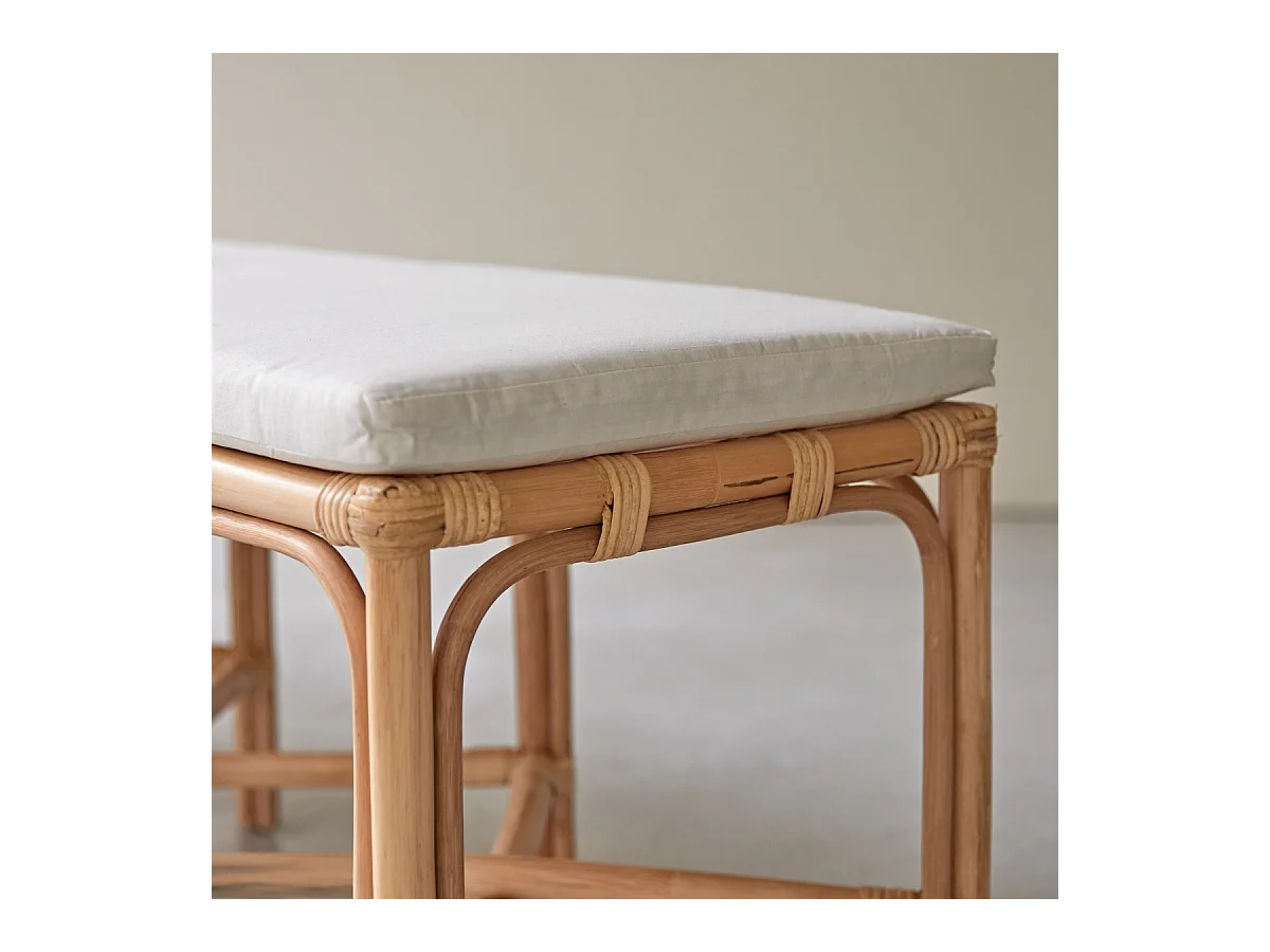 Panca in midollino di rattan 160 Soa