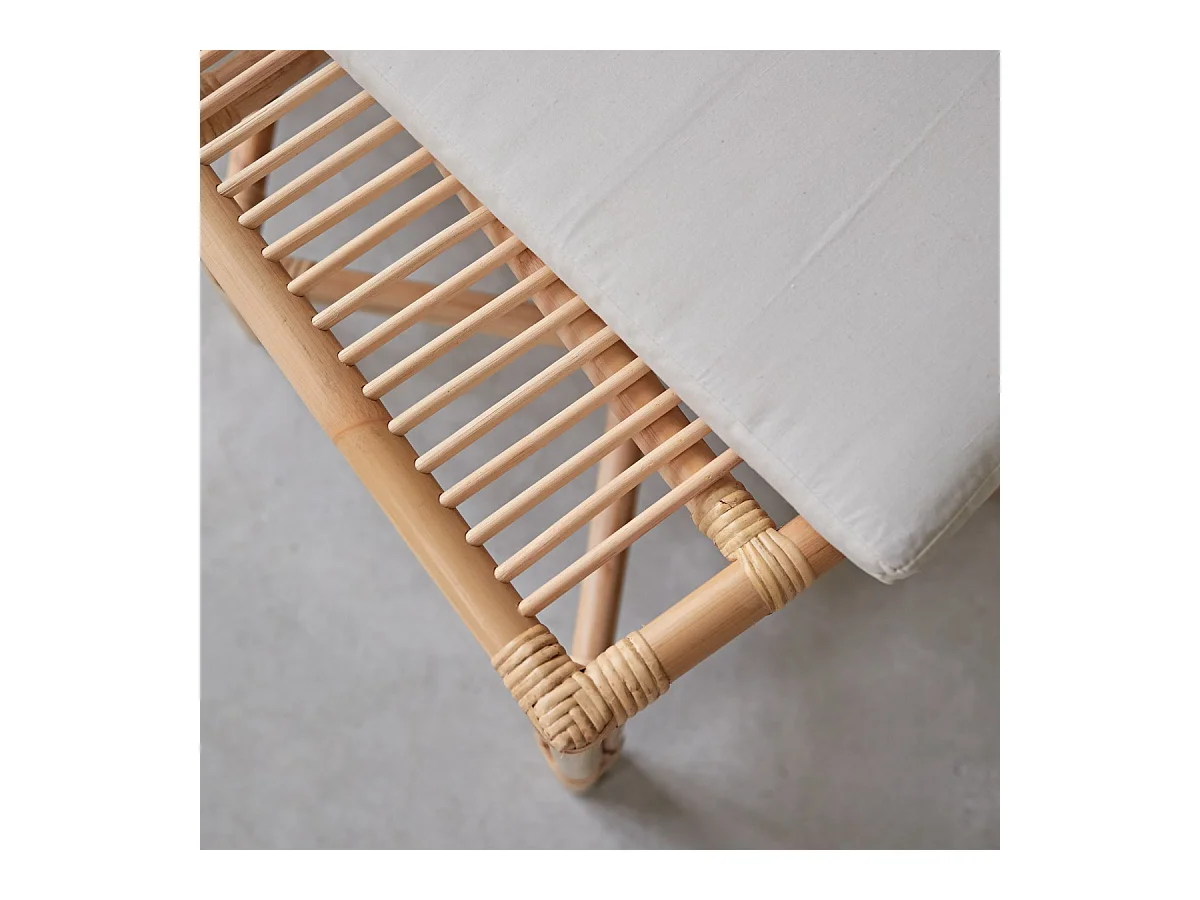 Panca in midollino di rattan 160 Soa