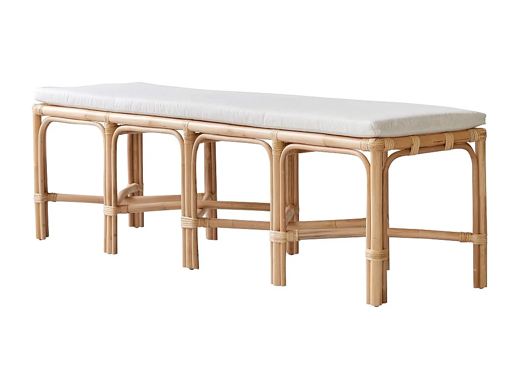 Panca in midollino di rattan 160 Soa