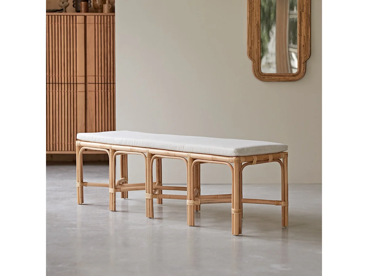 Bank aus Rattanstäben 160 Soa