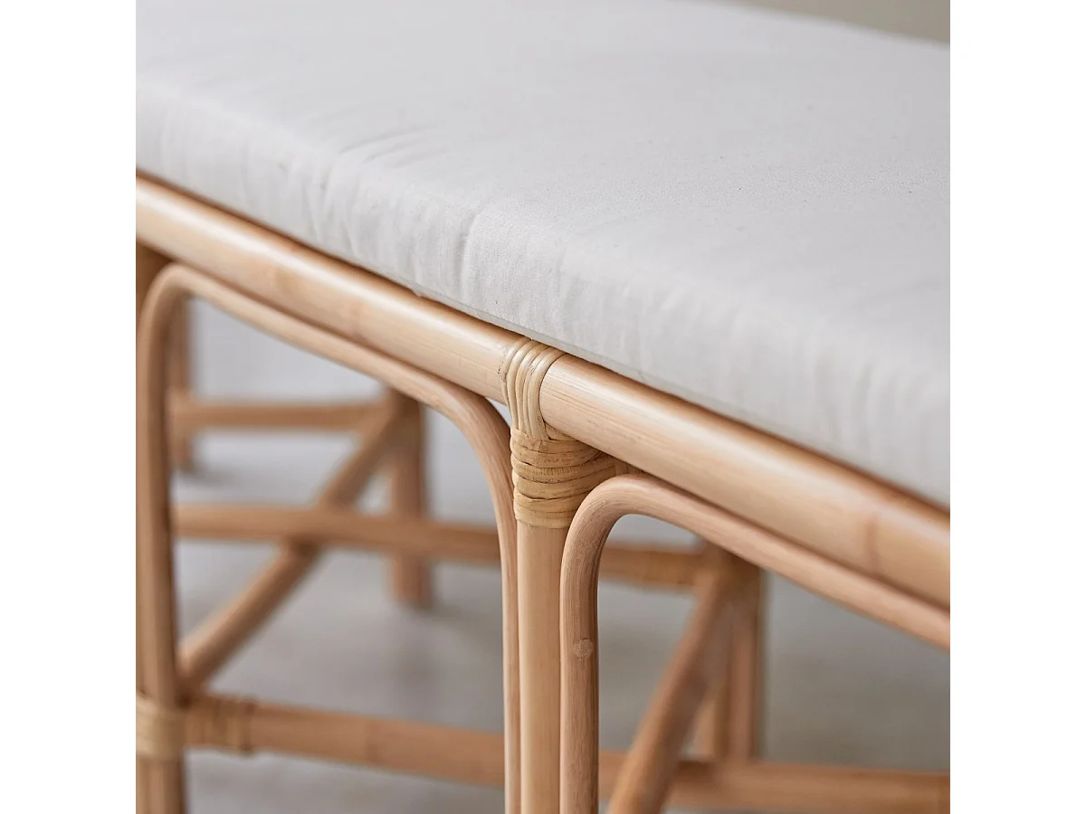 Bank aus Rattanstäben 160 Soa