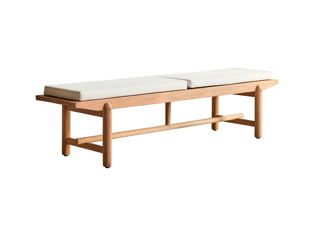 Banc en bois de teck massif Fado