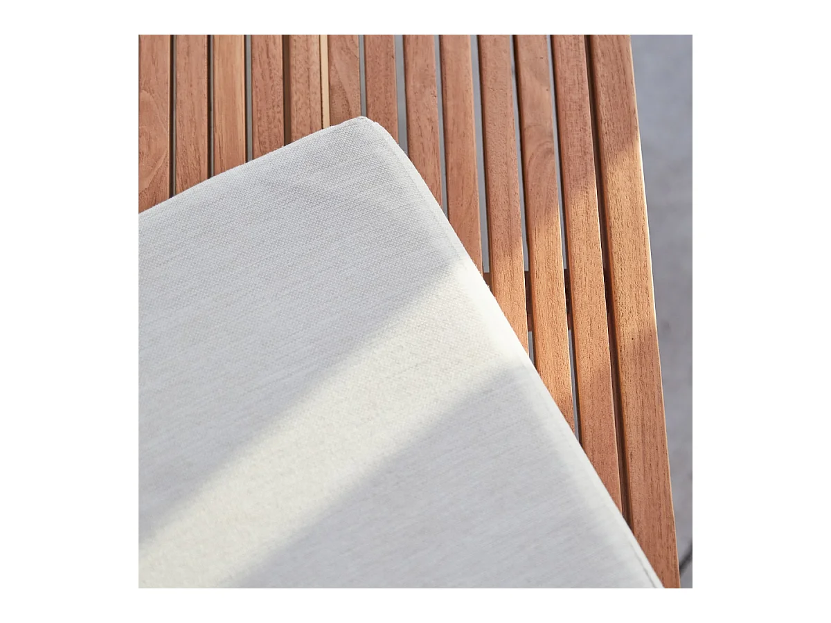 Banc en bois de teck massif Fado