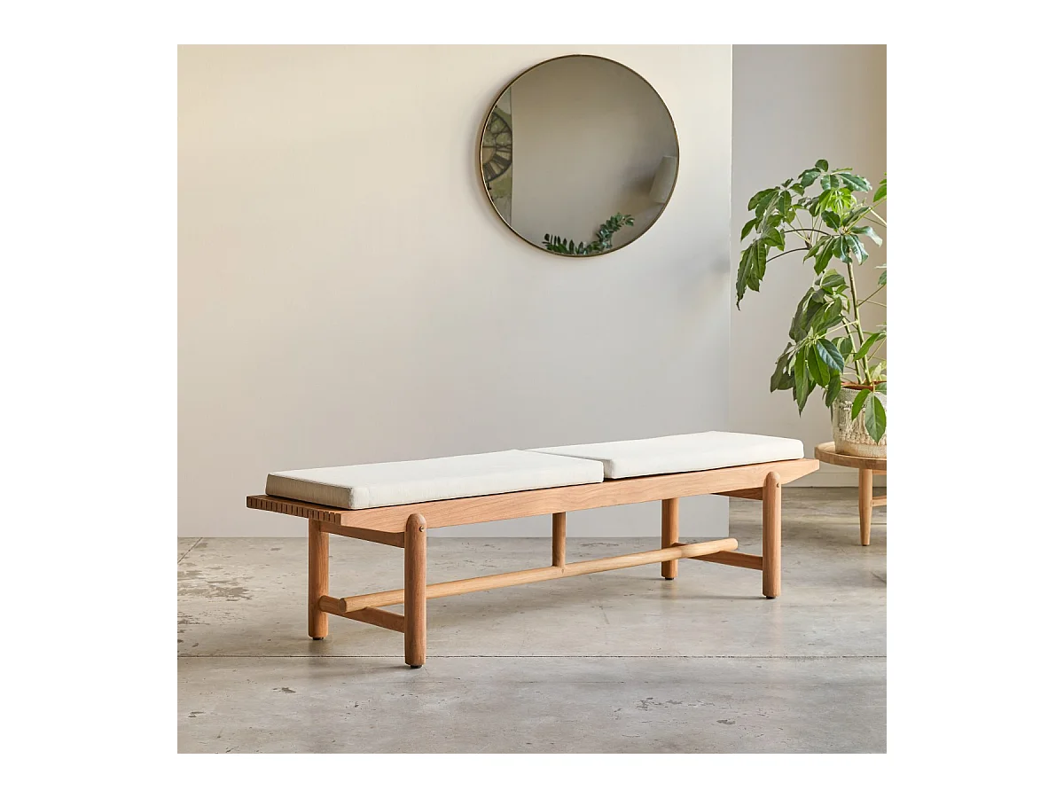Banc en bois de teck massif Fado