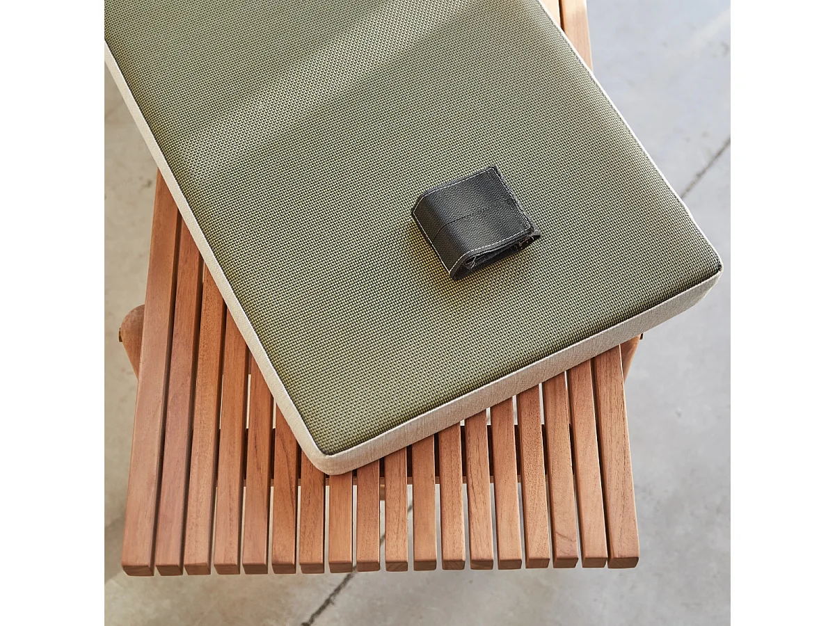 Banc en bois de teck massif Fado