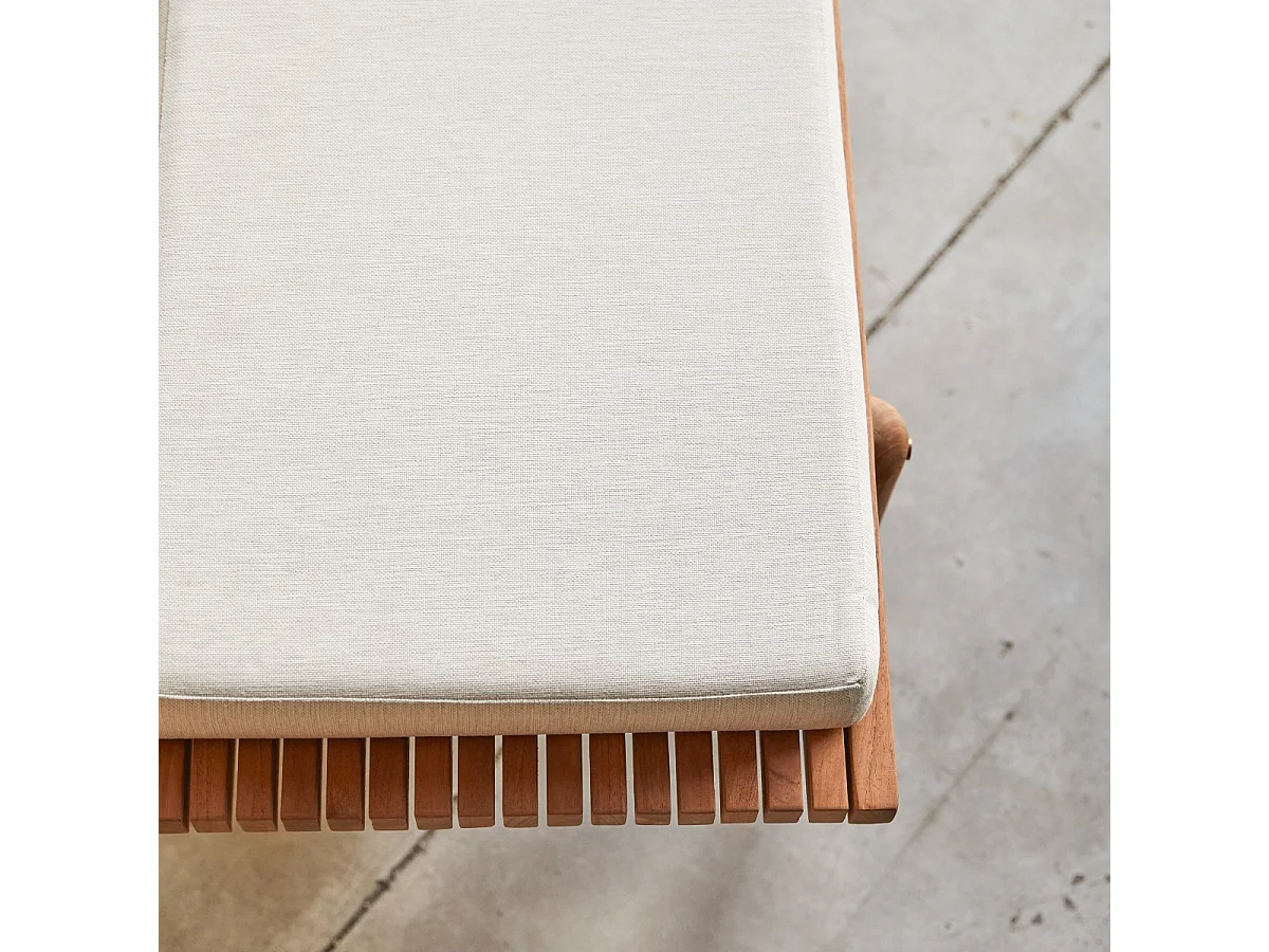 Banc en bois de teck massif Fado