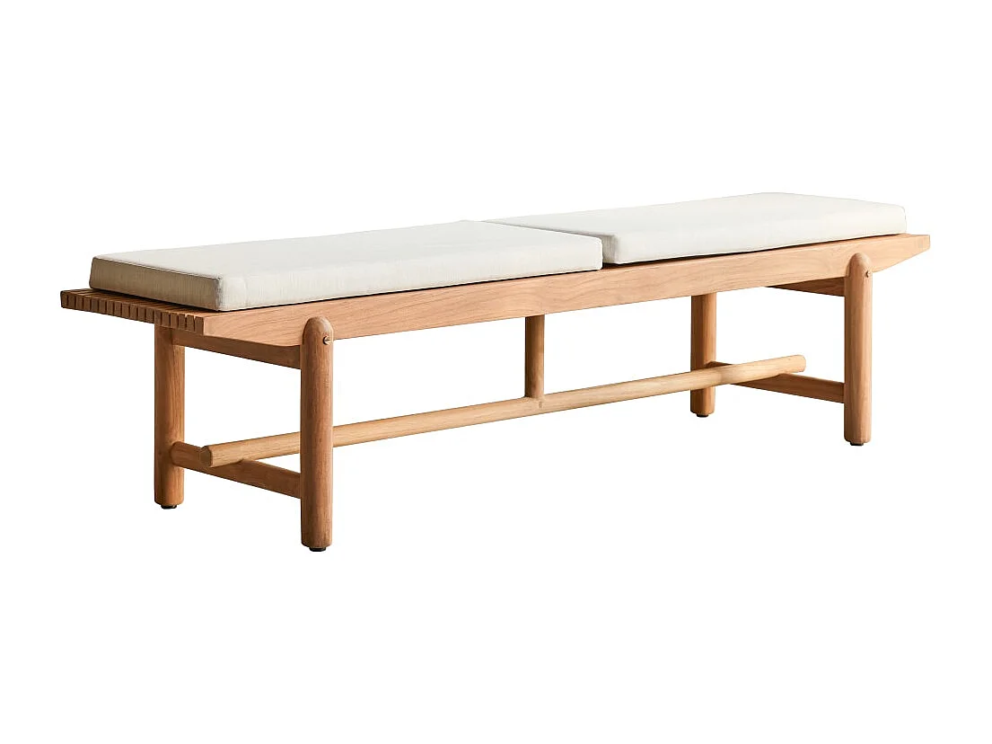 Banc en bois de teck massif Fado