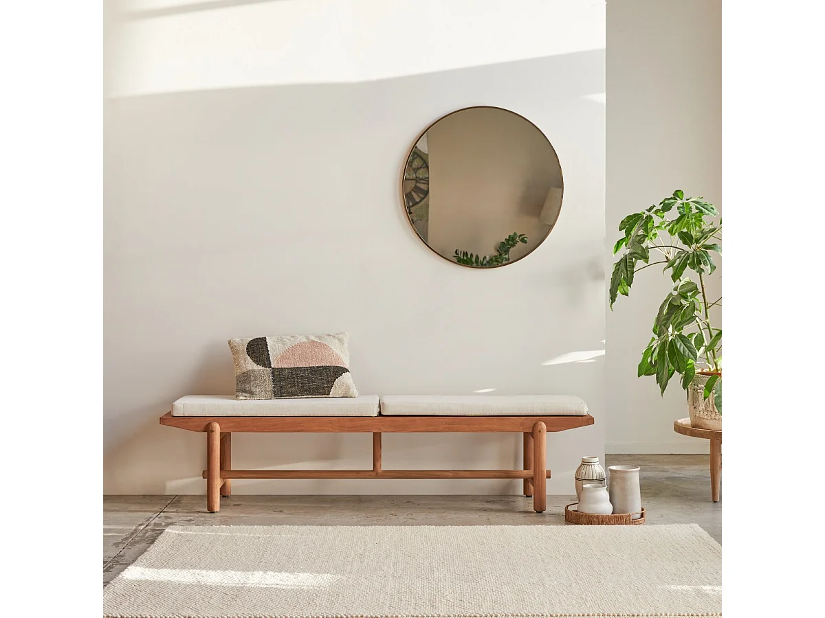 Banc en bois de teck massif Fado