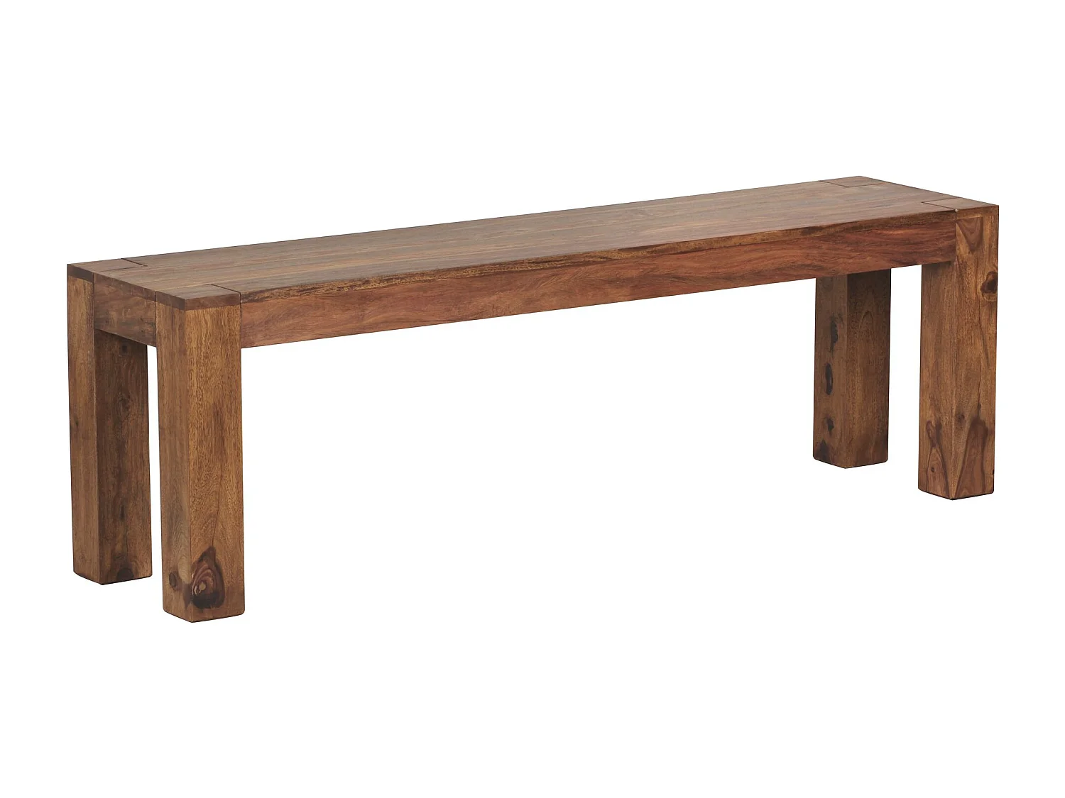 Esszimmer Sitzbank MUMBAI Massiv-Holz Sheesham 140 x 45