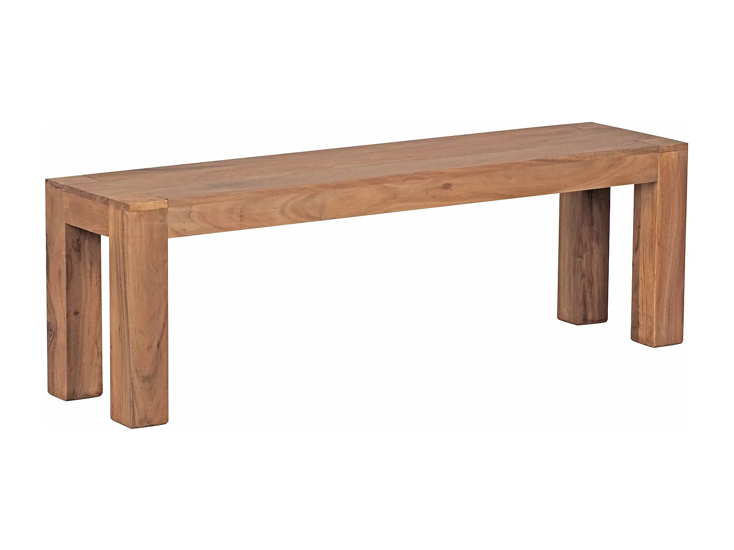Esszimmer Sitzbank MUMBAI Massiv-Holz Akazie 140 x 45 x