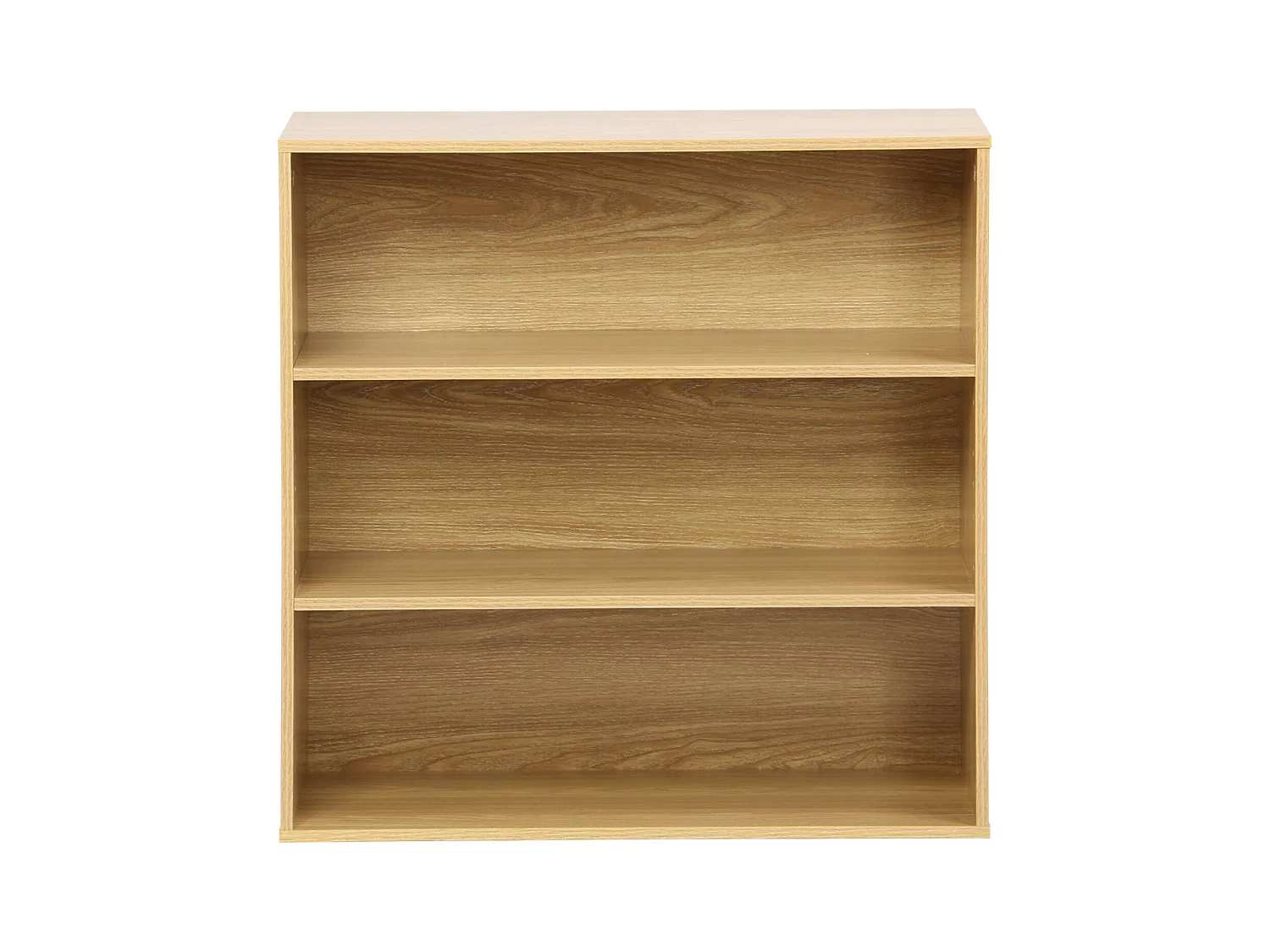 Etagère. bibliothèque. module de rangement décor bois chêne 2 étagères L 70 x P 35 x H 70cm - Kompo