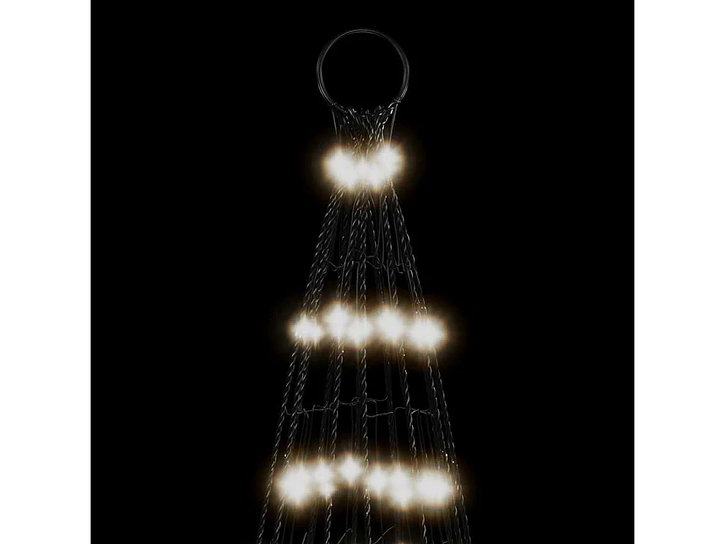 Árbol de Navidad 1534 LED blanco frío 500 cm