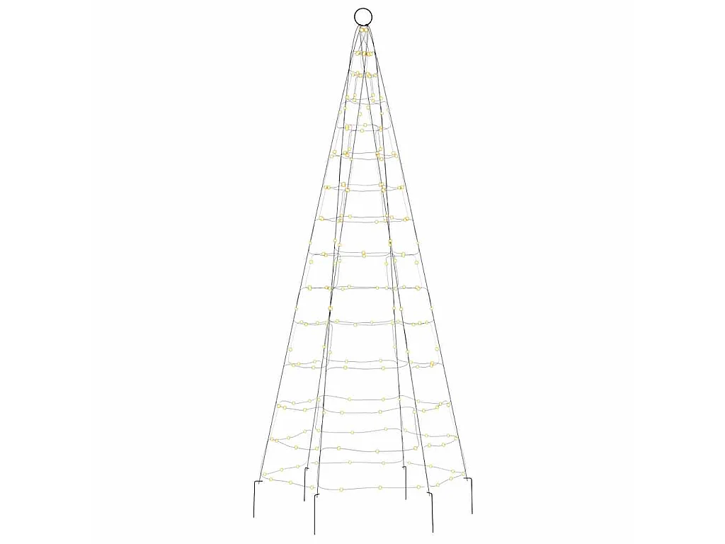 LED-Weihnachtsbaum 200 LEDs Warmweiß 180 cm