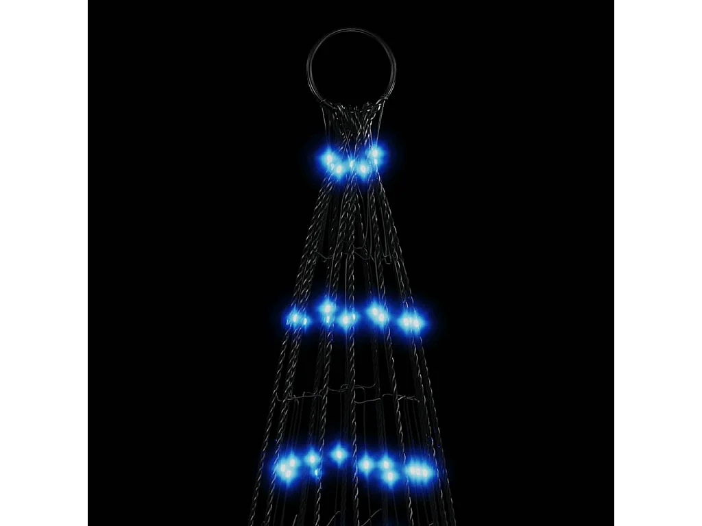 Sapin de Noël à LED 1534 LED bleu 500 cm