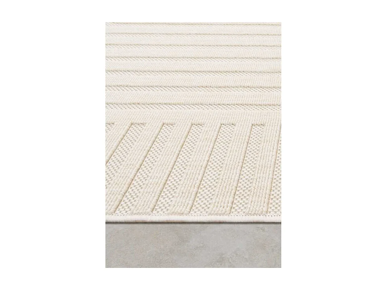 Tapis extérieur intérieur arc BODRUM 27 Crème 160*230