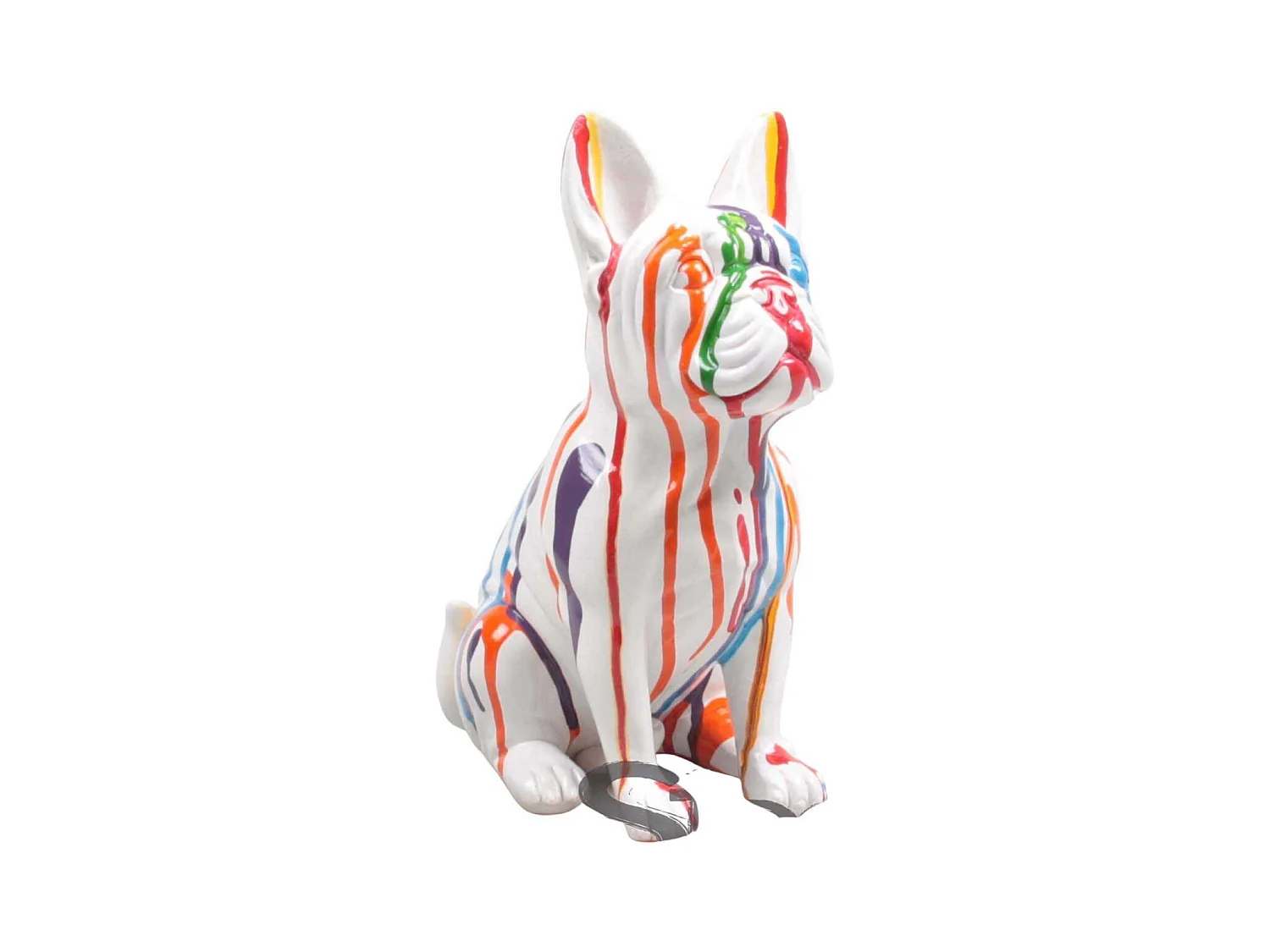 Bouledogue français en résine 20 cm