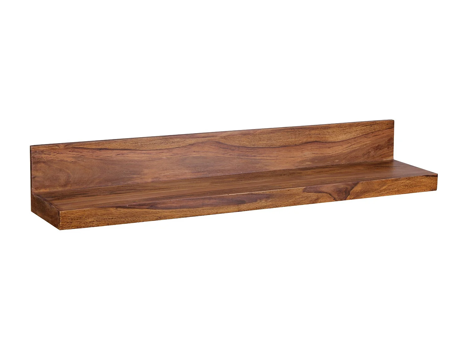 estante de pared MUMBAI madera maciza sheesham estante de madera 110 cm estilo rústico estante