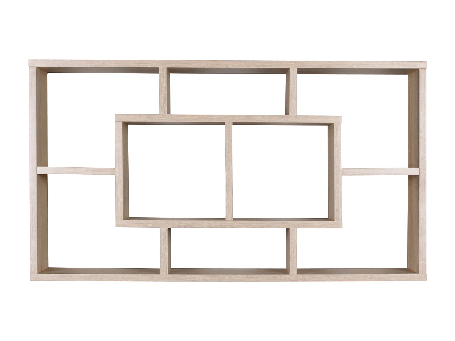 Estantería de pared ALEX sonoma 85 x 47,5 x 16 cm estante colgante de madera MDF moderna | Diseño